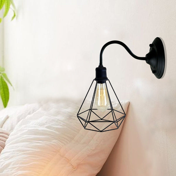 Modern Industrial  Vintage Indoor Black colour Wall Light Lamp Fitting