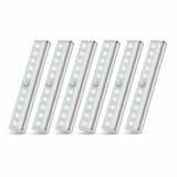 10 LED Motion Sensor Stick-on Light Bar (3 Pack)