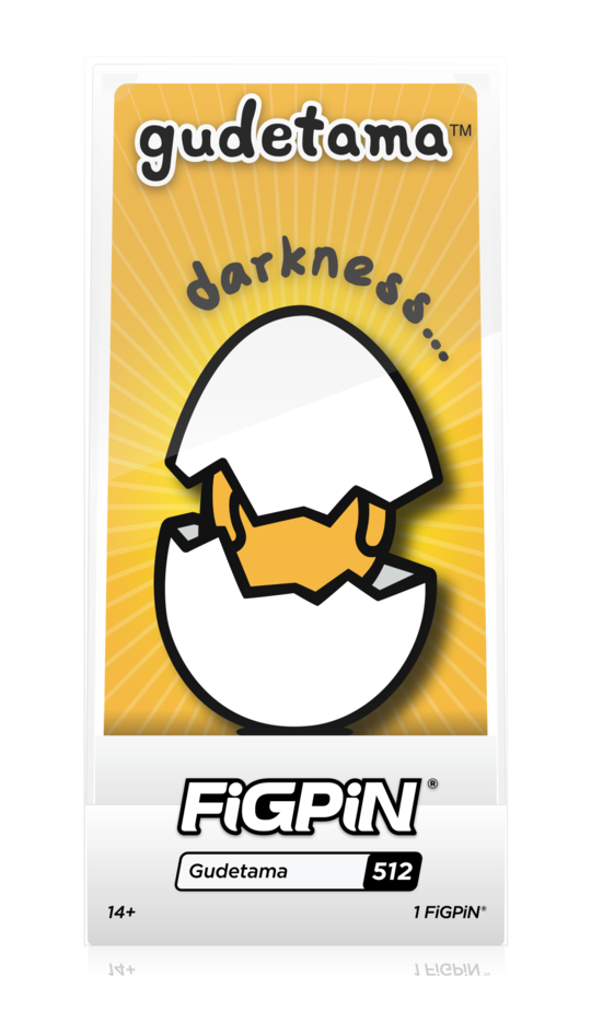 FiGPiN Gudetama [Darkness] #512 Limited Edition 1500