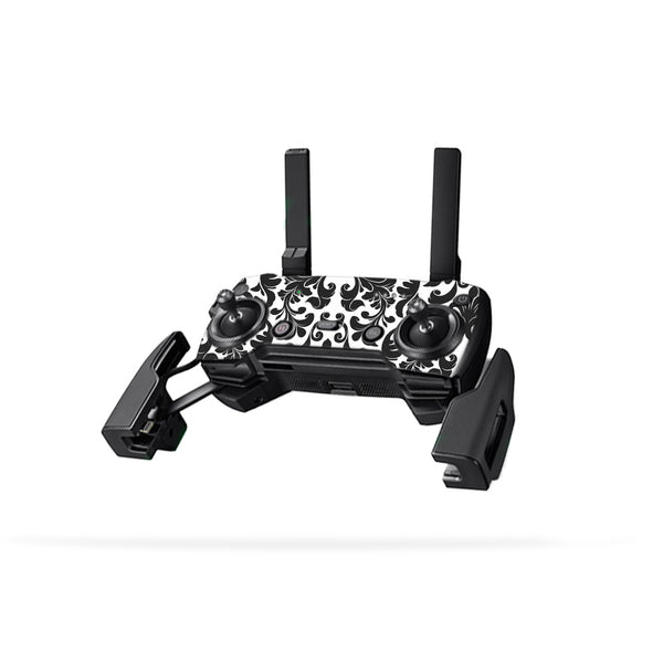 MightySkins DJMAVAICO-Black Damask Controller Skin for DJI Mavic Air D