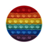 Colorful Rainbow Bubble Press Fidget Stress Relief Toy ( 4 pcs set)