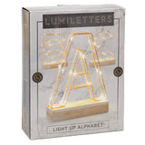 Light Up Letter H Wire Frame Copper Rose Gold Alphabet Light