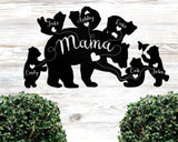 Mama Bear Metal Sign