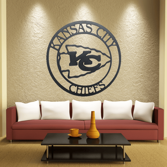 Kansas City Chiefs Metal Art