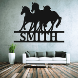 Running Horses Monogram