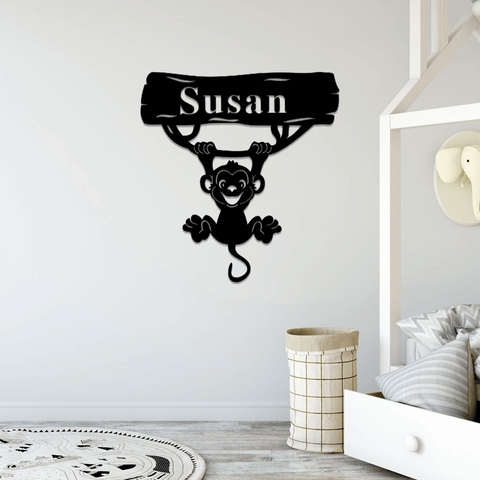 Monkey Nursery Sign