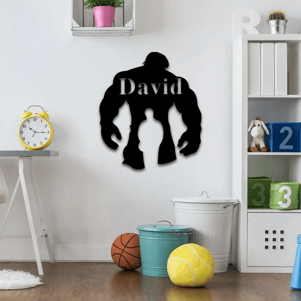 Hulk Nursery Sign