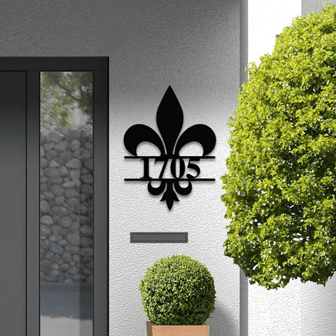 Fleur De Lis Simple Address