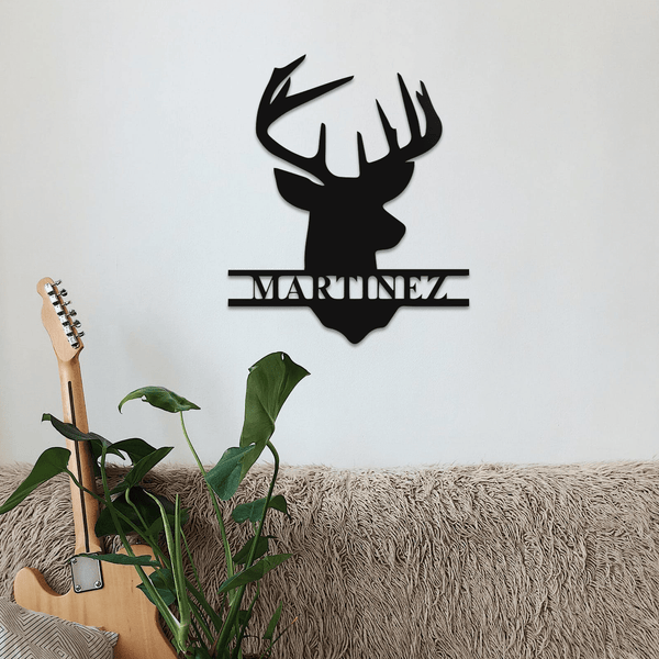 Deer Head Sign