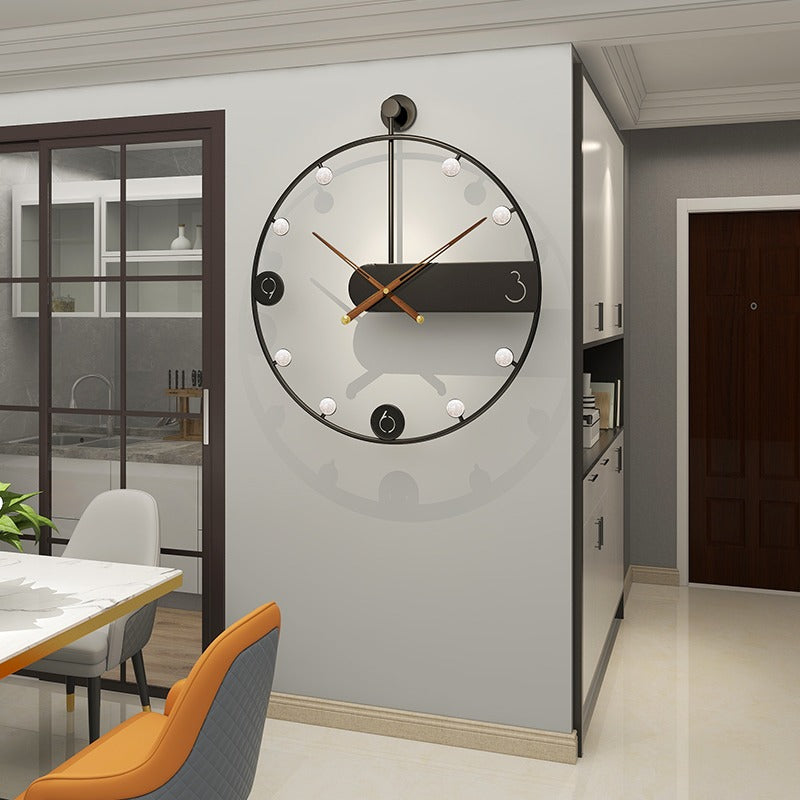 Minimalist Walnut Wall Clock