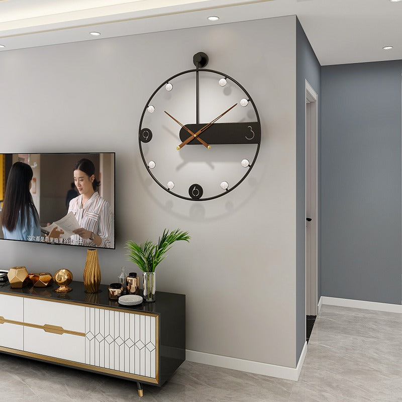 Minimalist Walnut Wall Clock