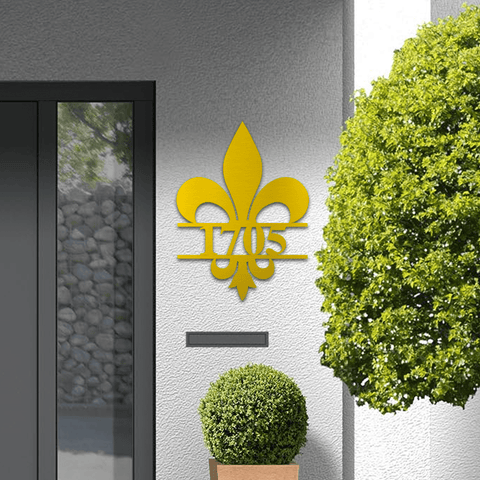 Fleur De Lis Simple Address