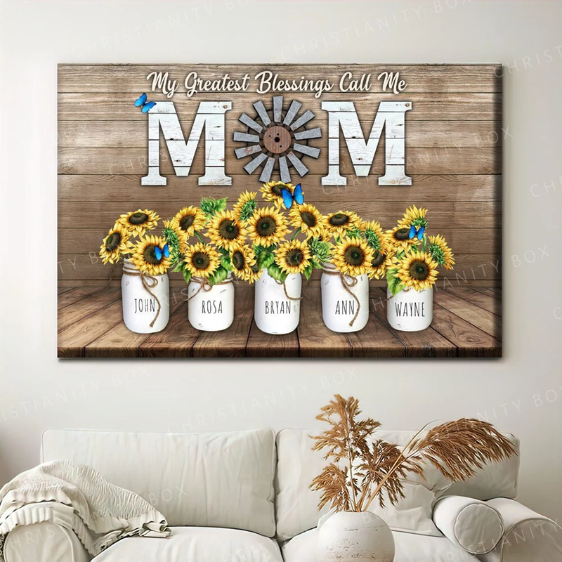 Personalized Canvas For Mom