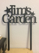 Papa's Garden Metal Sign