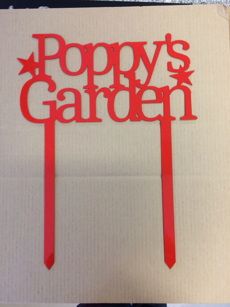 Papa's Garden Metal Sign