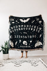 Ouija Board Woven Throw Blanket