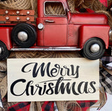 Vintage Red Truck Christmas Wreath