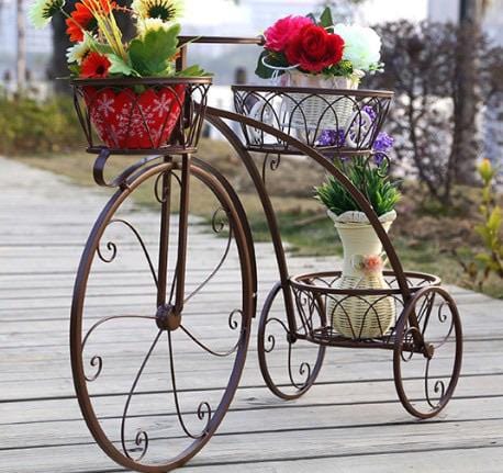 Handmade Bicycle Plant Stand