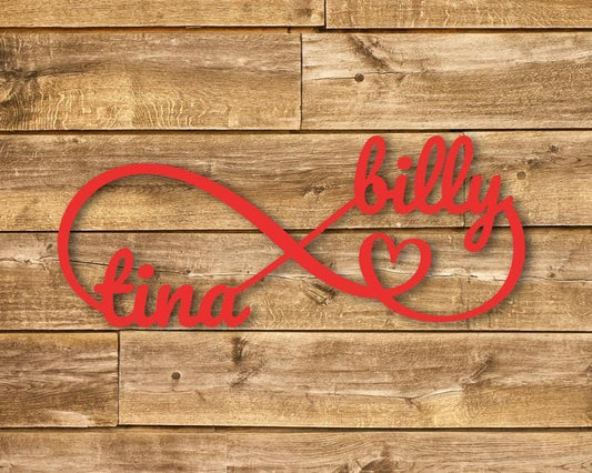 Personalized Infinity Love Sign