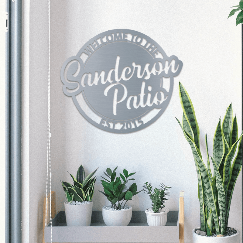 Personalized Patio Sign